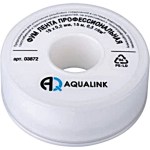 Лента ФУМ AQUALINK, 19 мм х 0.2 мм х 15 м, профессиональная